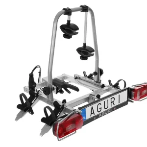 Dodaj do koszyka Bagażnik platforma rowerowa na hak AGURI CRUISER 2 Silver na 2 rowery