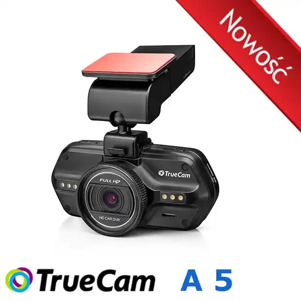 Wyjątkowa oferta Rejestrator drogi TrueCam A5 FullHd, GPS, FOTORADARY + GRATIS