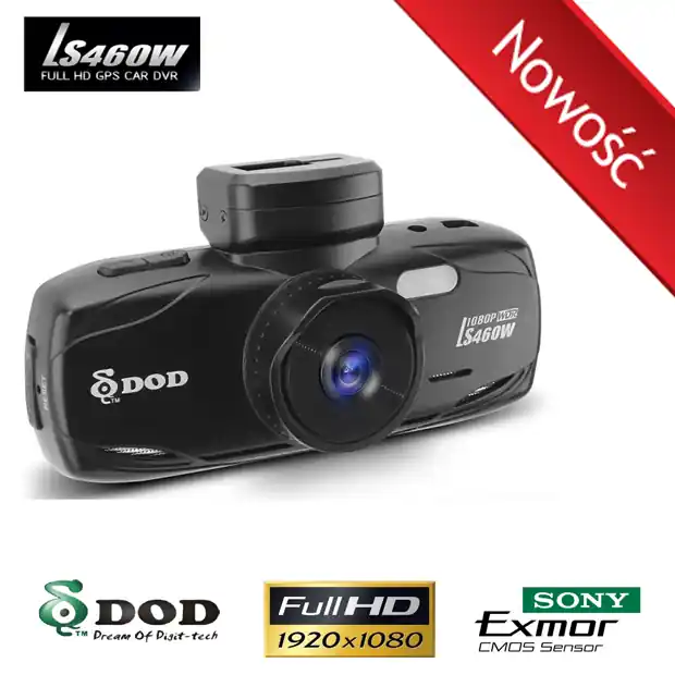 DOD LS460W Rejestrator samochodowy Full HD + GPS + KARTA 32 Gb Oferta czasowa