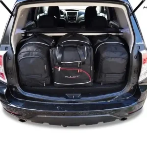 Łatwy zwrot SUBARU FORESTER 2008-2013 TORBY DO BAGAŻNIKA 4 SZT