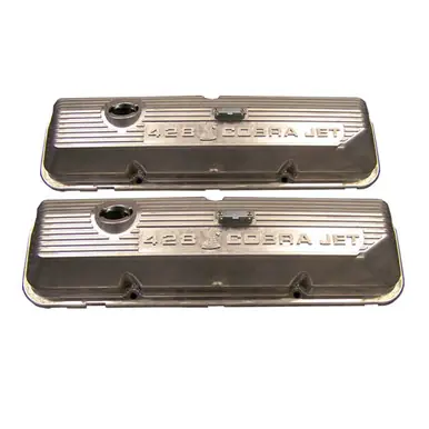 Tani Zestaw pokryw zaworów silnika - aluminium - 428 Cobra Jet